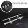 Clips de ventosa 12/16mm pack 4 unids.