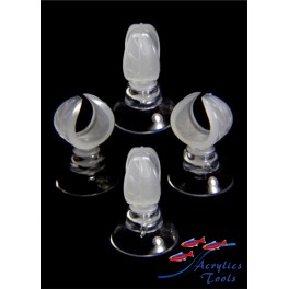 Clips de ventosa 12/16mm pack 4 unids.