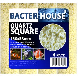 Casa bacterias rectangular 150x38mm