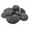Lava black pebble